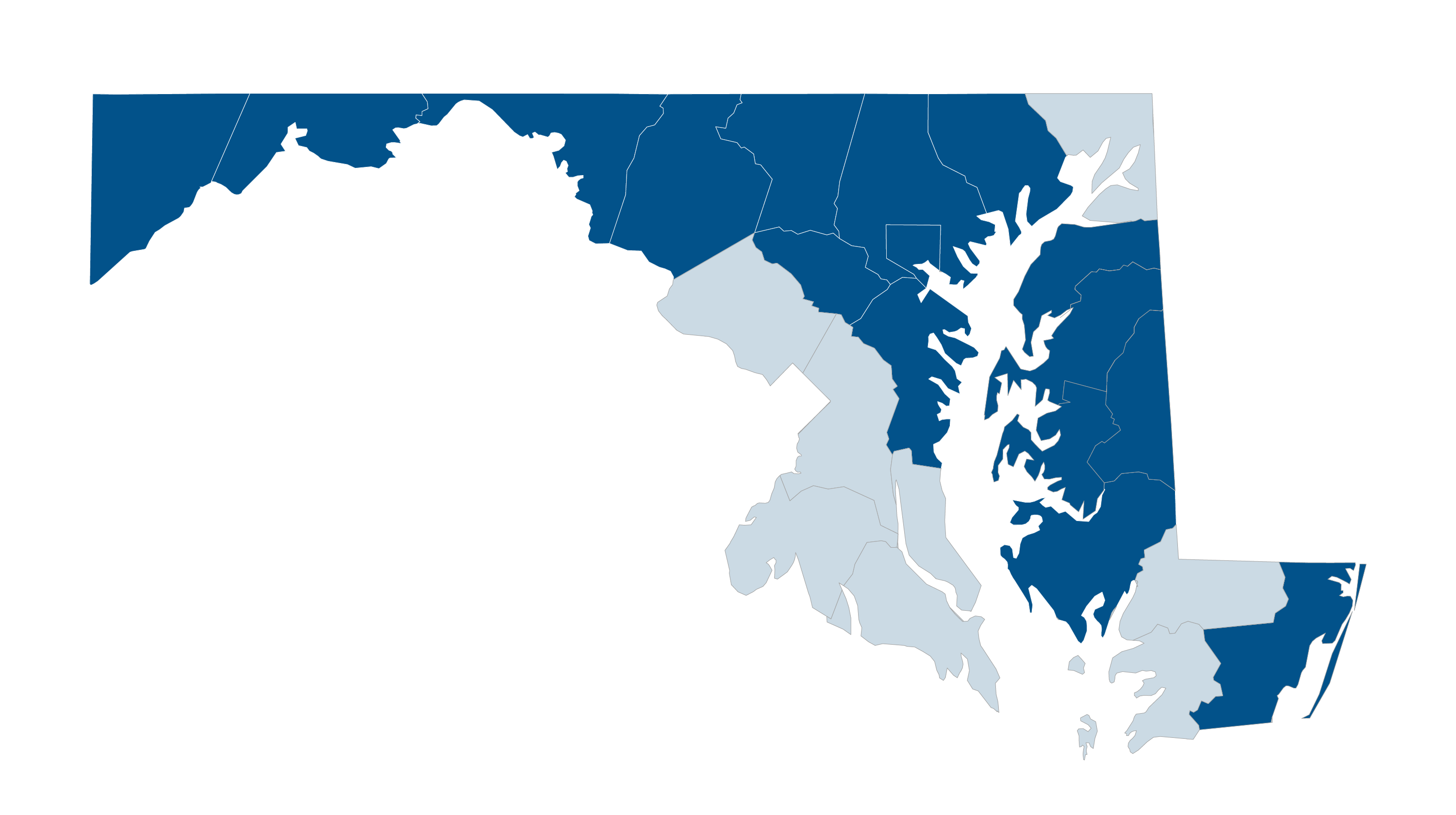 maryland counties map