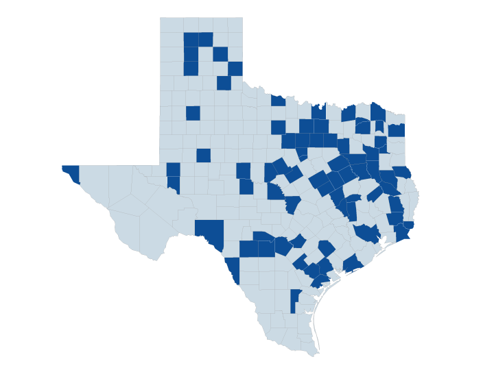 texas provider partners counties